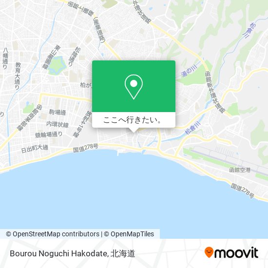 Bourou Noguchi Hakodate地図