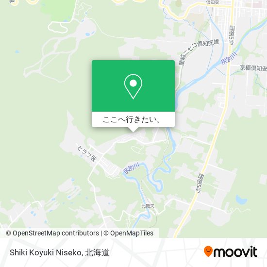Shiki Koyuki Niseko地図