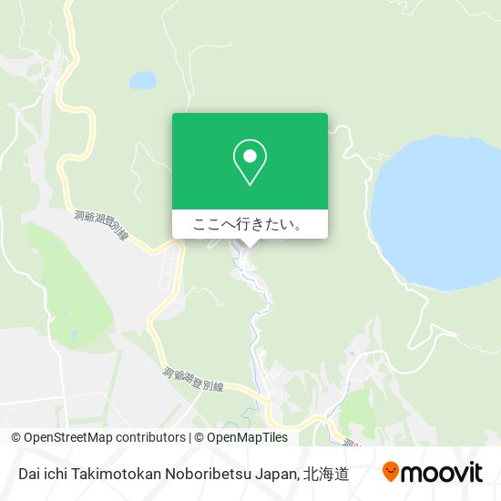 Dai ichi Takimotokan Noboribetsu Japan地図
