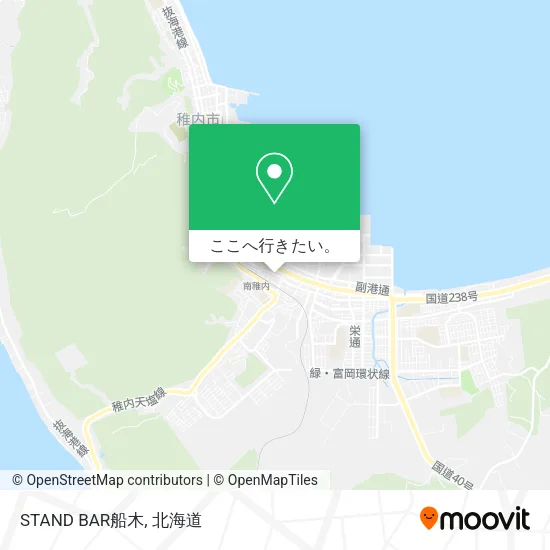 STAND BAR船木地図