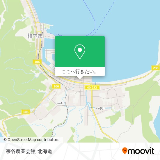 宗谷農業会館地図