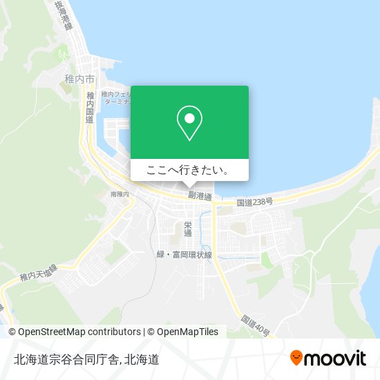 北海道宗谷合同庁舎地図