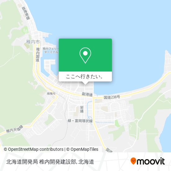 北海道開発局 稚内開発建設部地図