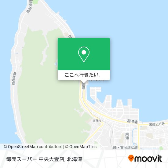 卸売スーパー 中央大壹店地図