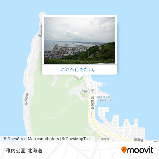 稚内公園地図