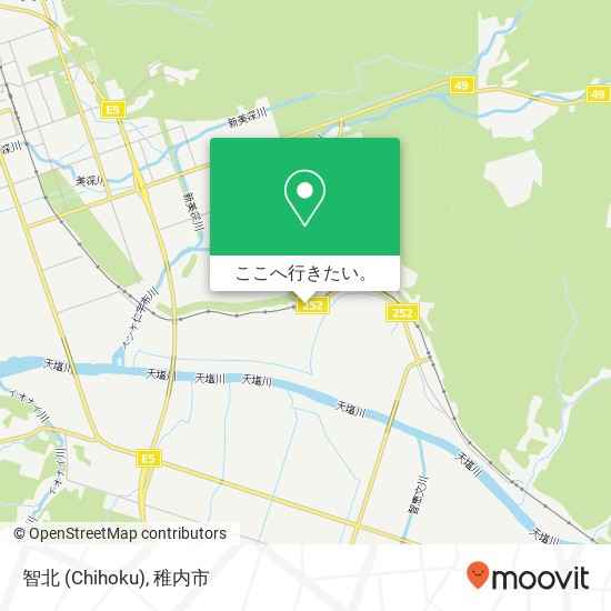 智北 (Chihoku)地図