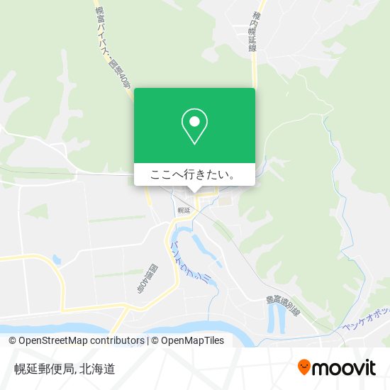 幌延郵便局地図