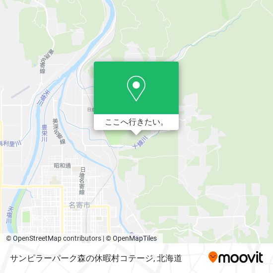 サンピラーパーク森の休暇村コテージ地図