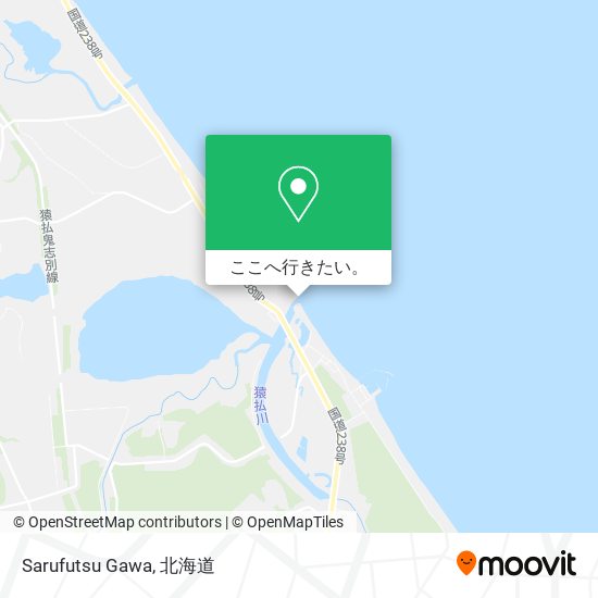 Sarufutsu Gawa地図