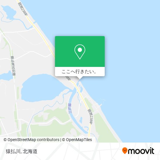 猿払川地図