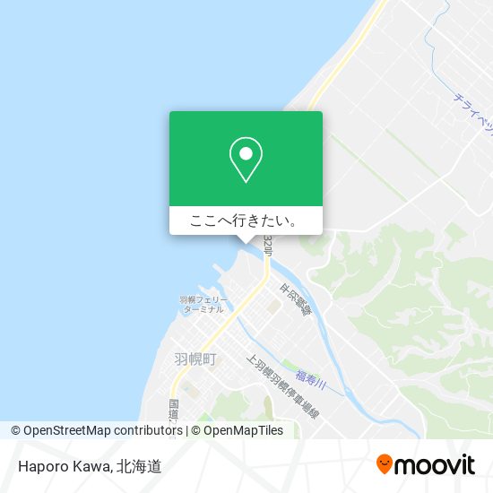 Haporo Kawa地図