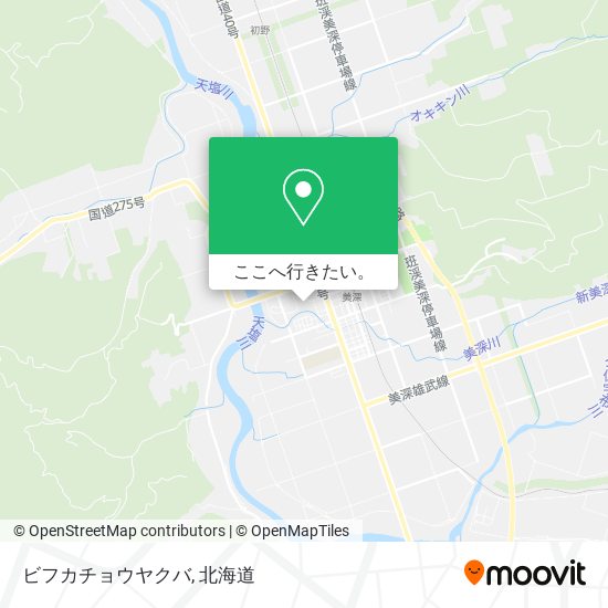 ビフカチョウヤクバ地図