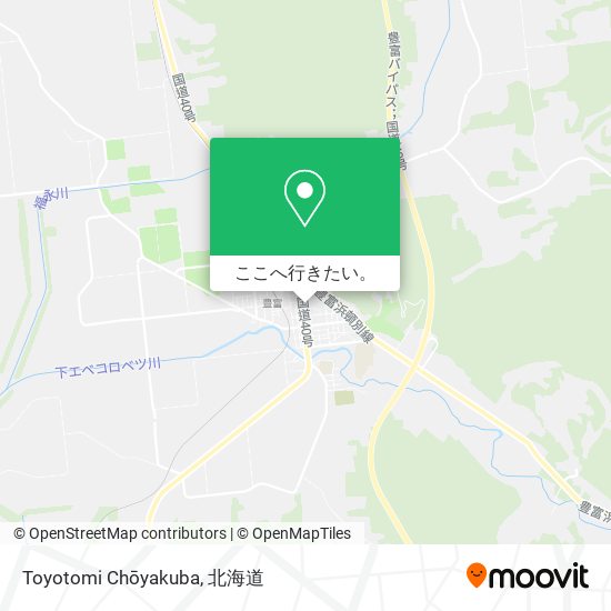 Toyotomi Chōyakuba地図