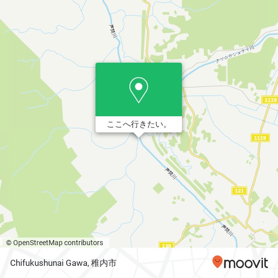 Chifukushunai Gawa地図