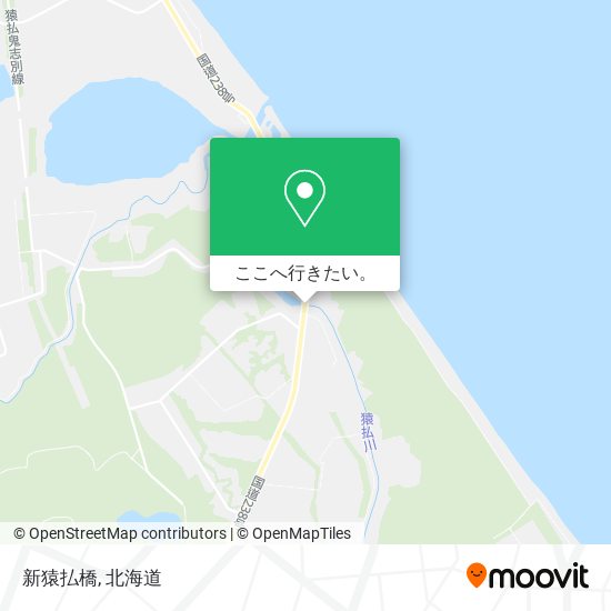 新猿払橋地図