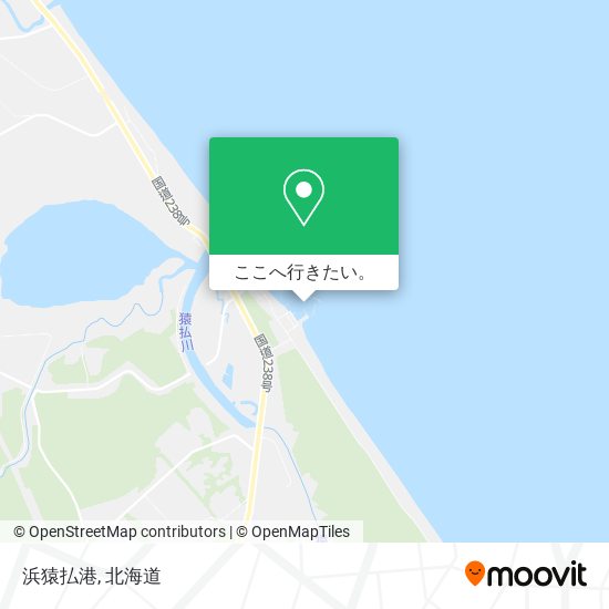 浜猿払港地図