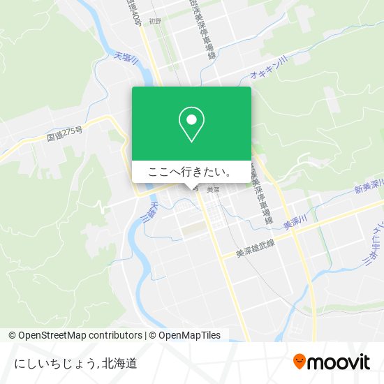 にしいちじょう地図