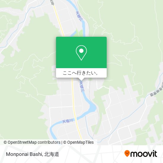 Monponai Bashi地図