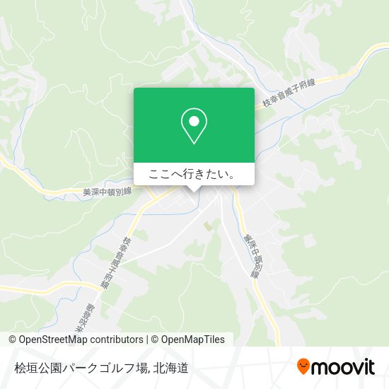 桧垣公園パークゴルフ場地図