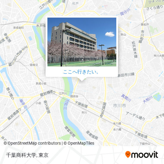 千葉商科大学地図