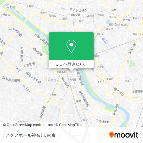 アクアホール神奈川地図