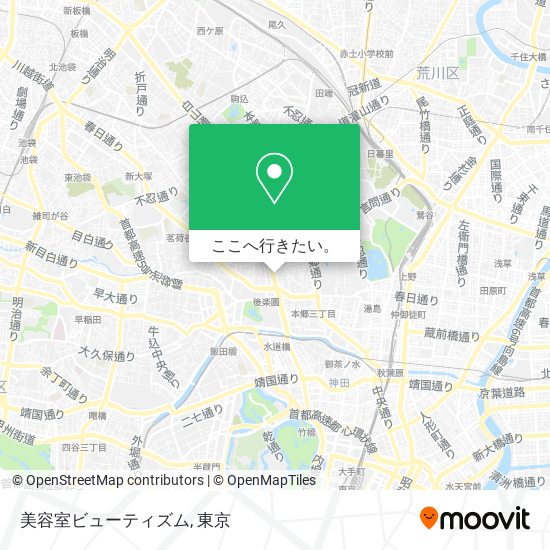 美容室ビューティズム地図