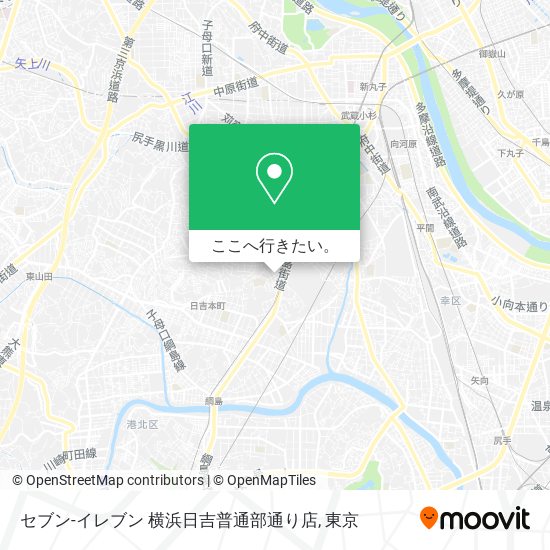 セブン-イレブン 横浜日吉普通部通り店地図