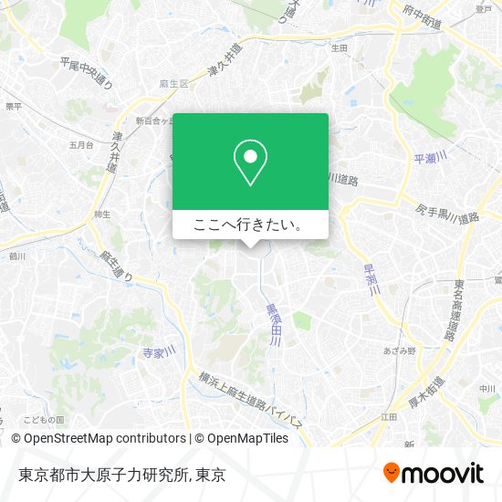 東京都市大原子力研究所地図