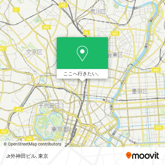 Jr外神田ビル地図
