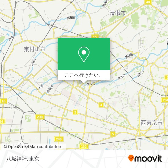 八坂神社地図