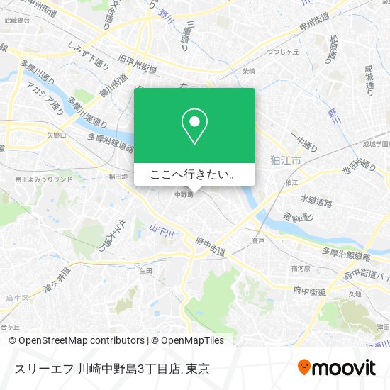 スリーエフ 川崎中野島3丁目店地図