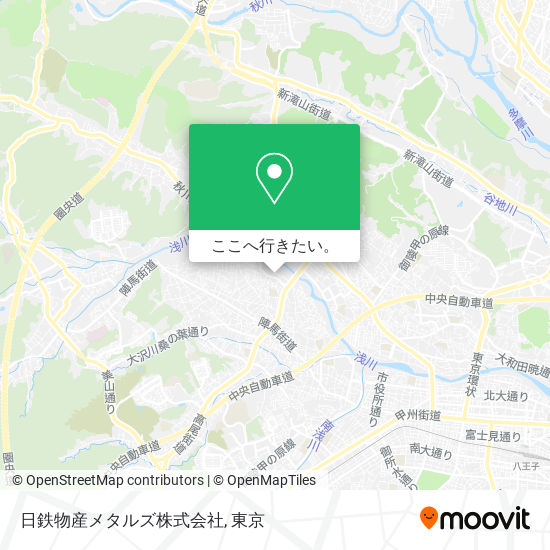 日鉄物産メタルズ株式会社地図