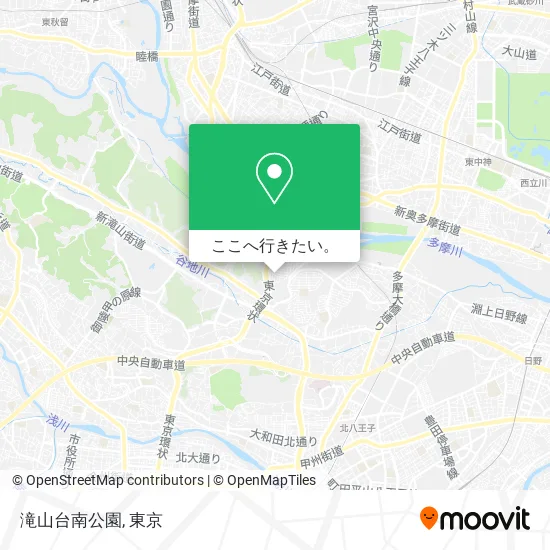 滝山台南公園地図