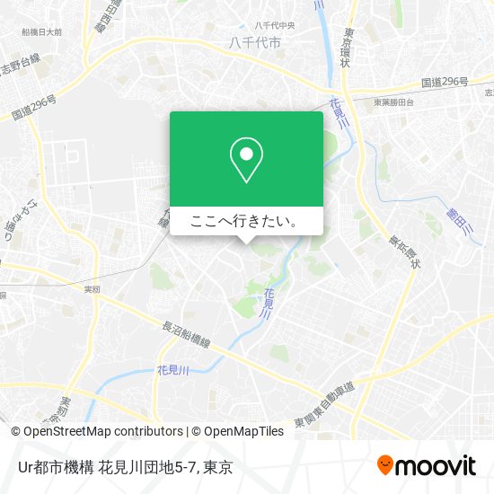 Ur都市機構 花見川団地5-7地図