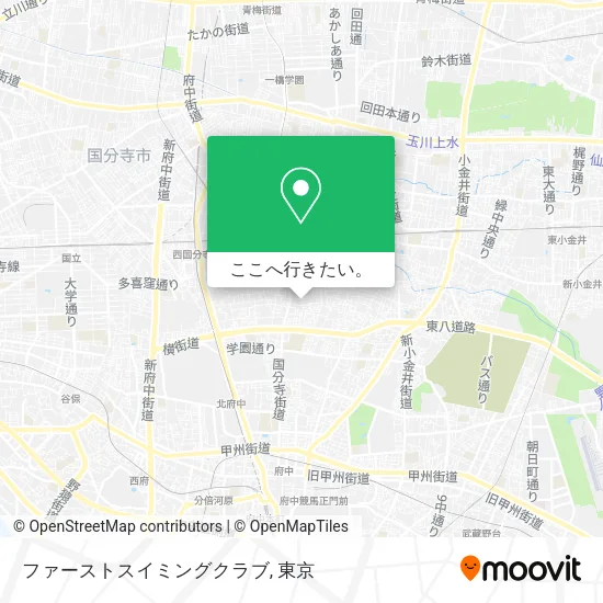 ファーストスイミングクラブ地図