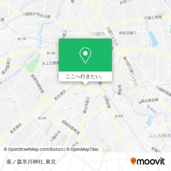 雀ノ森氷川神社地図