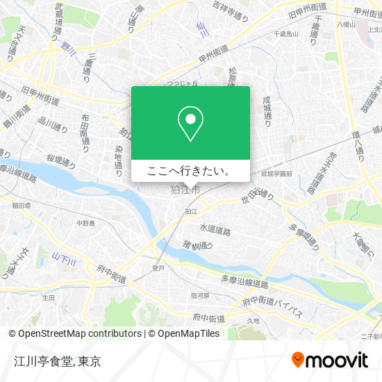 江川亭食堂地図