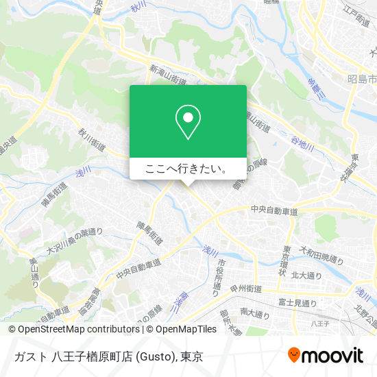 ガスト 八王子楢原町店 (Gusto)地図