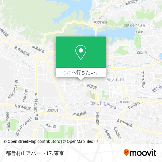 都営村山アパート17地図