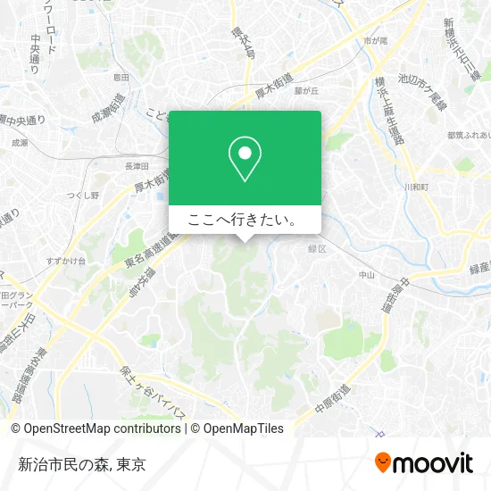新治市民の森地図