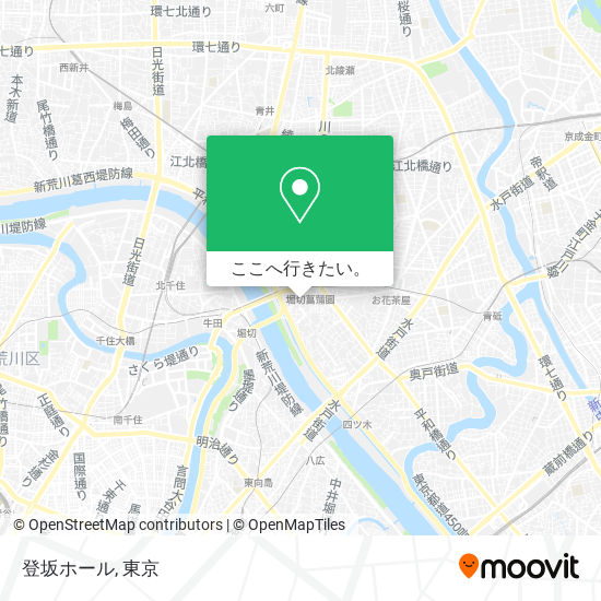 登坂ホール地図