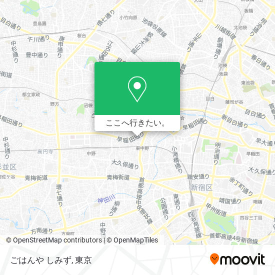 ごはんや しみず地図