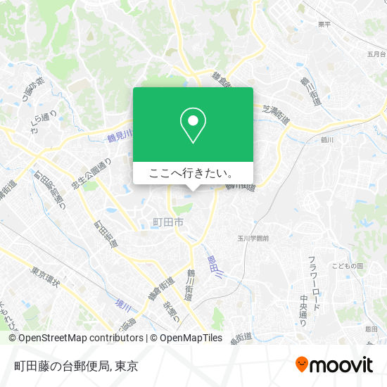町田藤の台郵便局地図