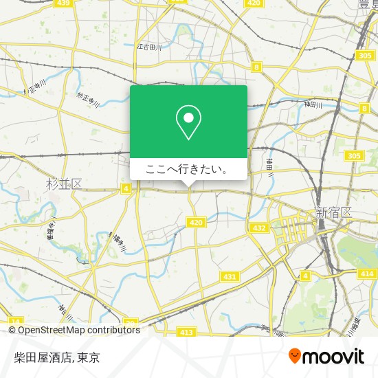 柴田屋酒店地図