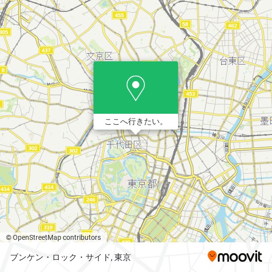 ブンケン・ロック・サイド地図