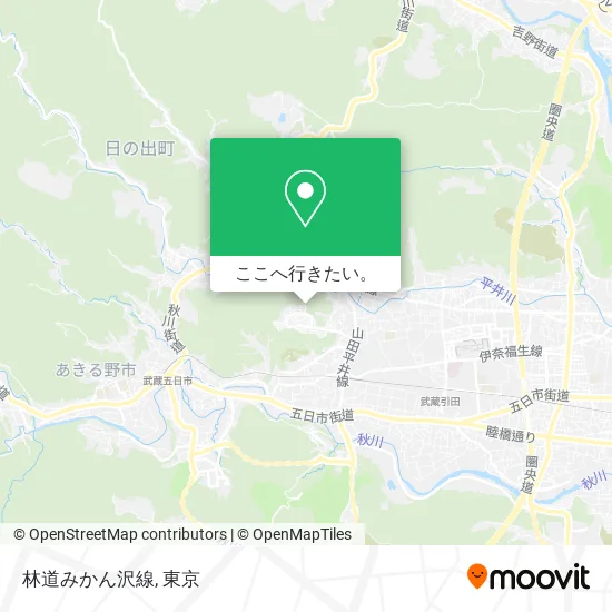 林道みかん沢線地図