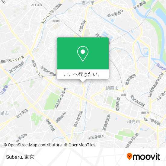 Subaru地図
