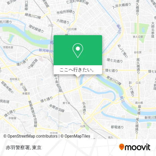 赤羽警察署地図