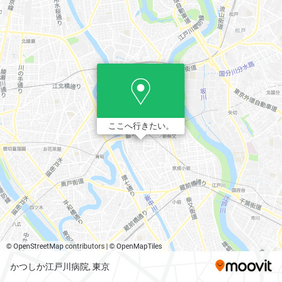 かつしか江戸川病院地図