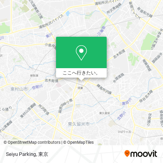 Seiyu Parking地図